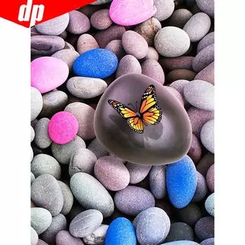 Вышивка крестиком Полный дисплей Пейзаж Стразы Мозаика Полный раунд 5D DIY Алмазная живопись 20X30CM