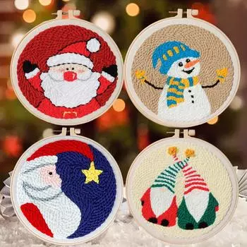 Вышивка крестом Шитье Картина Сделай Сам Поделки для Начинающих Домашний Декор Рождественская Вышивка Материалы Пакет
