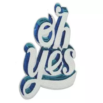 Вышивка Одежда Вставка Английские буквы Аппликация Костюм Свитер Декоративные нашивки DIY Принадлежности