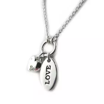 Высочество [F0180] - Серебряное ожерелье Любовь