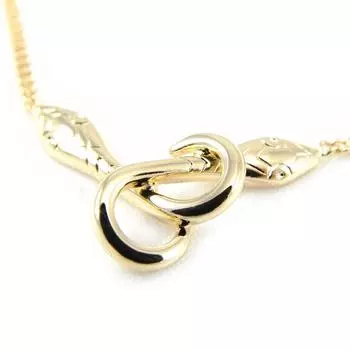 Высочество [F0185] - Позолоченное ожерелье Искушение (змеи)