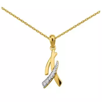 Высочество [G2239] - Двухцветное позолоченное колье Scarlett