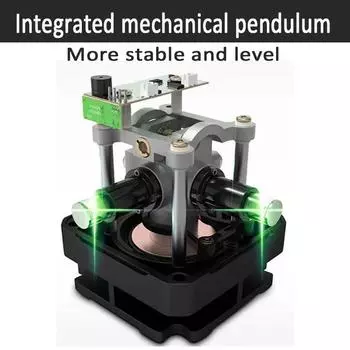 Высокая конфигурация версии Зеленый свет 8-линейный инфракрасный лазерный уровень Вертикальная линия Горизонтальная линия 360 градусов Перекрестие Самонастройка