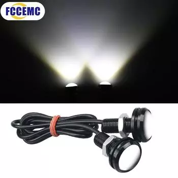 Высокая мощность 12 В передняя решетка освещения Белый светодиод Eagle Eye DRL автомобильная противотуманная лампа заднего хода парковочный боковой сигнальный фонарь универсальный