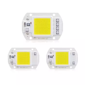 Высокая мощность 20 Вт 30 Вт COB светодиодный чип лампы 220 В 230 В Smart IC без драйвера светодиодный диод DIY прожектор прожектор 20W белый