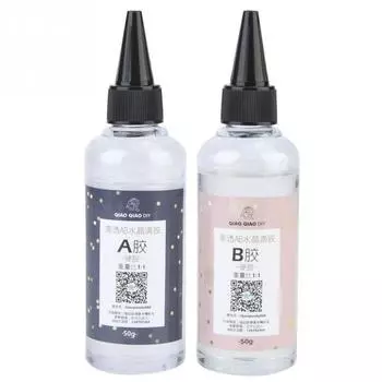 Высокая прозрачная эпоксидная смола ручной работы клея Ab Drop Drop 100g 1:1