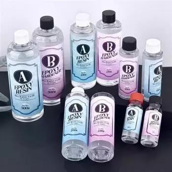 Высокая прозрачность 1:1 комплект клея на основе эпоксидной смолы AB, высокоадгезивный отвердитель, прозрачный капельный клей, форма для самостоятельного изготовления ювелирных изделий, аксессуары