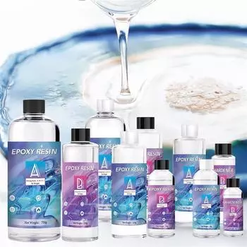 Высокая прозрачность 3:1 комплект клея на основе эпоксидной смолы AB, высокоадгезивный отвердитель, прозрачный капельный клей, форма для самостоятельного изготовления ювелирных изделий, аксессуары