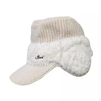 Высокая шапка-пучок для зимы, шапка-хвост, идеальна для использования на открытом воздухе белый