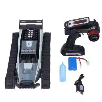 Высокая симуляция RC танк-машины 1:12 Пульт дистанционного управления 360 градусов вращающийся высокоскоростной танк игрушка 2.4G