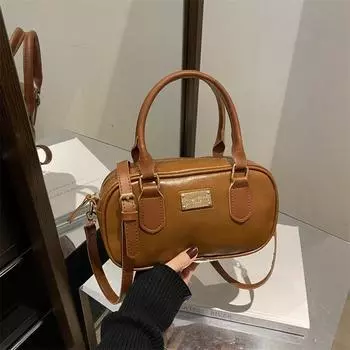 Высокая стоимость Маленькая сумка женская зимняя портативная сумка Boston модная сумка через плечо для поездок на работу красный