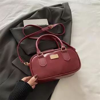 Высокая стоимость небольшой сумки женская летняя портативная сумка Boston модная сумка через плечо для поездок на работу красный