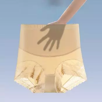 Высокая талия бедра лифтинг боди-шейпер трусы модное хлопковое антибактериальное нижнее белье сексуальное нижнее белье M чёрный