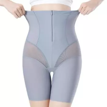 Высокая талия послеродовой утягивающее белье Push Up Tummy Control нижнее белье для ягодиц трусы женские XL чёрный