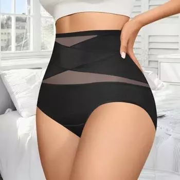 Высокая талия Женщины Butt Lifter Body Shaper трусы Tummy Control Shapewear Panty Slimming XXL темно-синий
