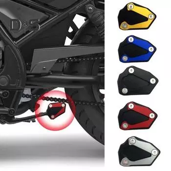 Высокая твердость, удлинитель для мотоцикла, устойчивый к царапинам, практичный удлинитель для мотоцикла, опорная пластина для S1000RR S1000R (19 22) серый
