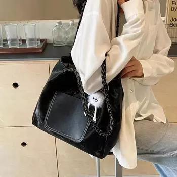 Высокая вместимость ПУ модные женские сумки через плечо новые женские сумки на молнии высокое качество простота