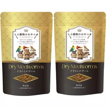 Высокая высокая 100 г x 2 сушеные сухие маленькие закуски сахар декоративные дикие птицы белка, питание, мучные черви, мучные черви, мучные черви, животные, еда, еда,