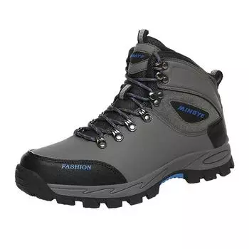 Высокие альпинистские ботинки для активного отдыха, нескользящая одежда, мужская обувь для отдыха на весну и осень, большой размер 47 39