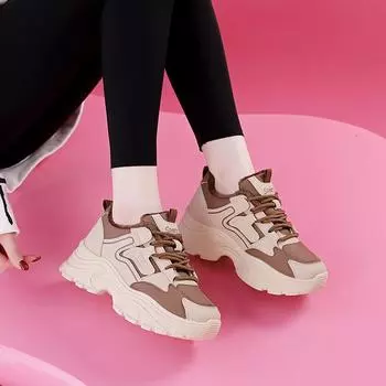 Высокие бархатные туфли для папы, женские новые зимние модели, спортивная обувь, теплые хлопковые туфли на толстой подошве T 35 хаки