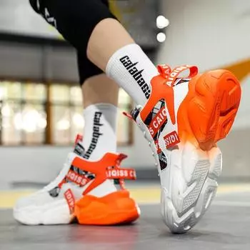 Высокие баскетбольные кроссовки мужские осенне-зимние новые мужские студенческие молодежные спортивные беговые повседневные кроссовки с мягкой подошвой 39