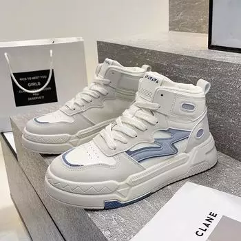 Высокие ботинки Детская осенняя повседневная спортивная обувь Новая женская обувь Универсальная студенческая спортивная обувь Модные туфли для сноуборда 36