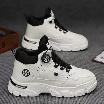 Высокие ботинки Martin, мужская обувь, осенняя новинка, обувь для инструментов, мужская модная универсальная платформа, повседневные короткие ботинки, рабочая страховая обувь 39