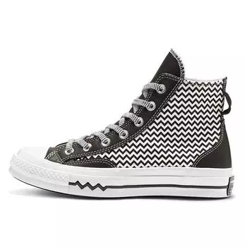 Высокие черные женские кроссовки Converse Chuck 70 Mission-V 564969C