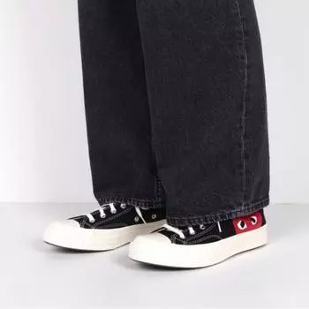Высокие кроссовки Comme des Garcons Chuck 70 черные P1K112BLACK