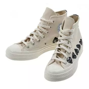 Высокие кроссовки Comme Des Garcons Converse Chuck Taylor P1k127 белые US3(220225)