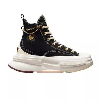 Высокие кроссовки унисекс Converse Run Star Legacy CX на платформе ко Дню святого Валентина 2023 Black Egret Back-Alley-Brick A05137C 35.5