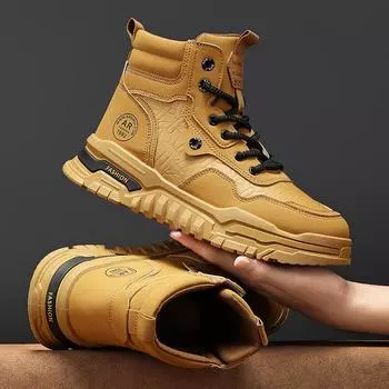 Высокие модные кружевные ботильоны, новости, тенденции 2024 года, удобная мужская дизайнерская обувь, мужские повседневные кроссовки, обувь для отдыха на открытом воздухе 39 чёрный