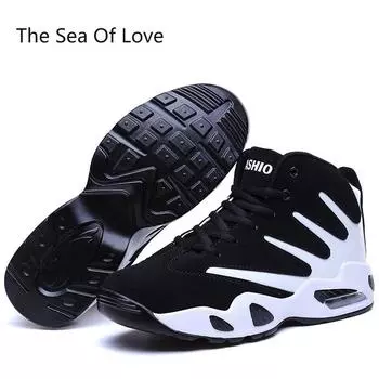 Высокие мужские баскетбольные кроссовки, мужские осенне-зимние баскетбольные кроссовки на теплом меху, мужская уличная спортивная обувь Zapatillas De Baloncesto 40