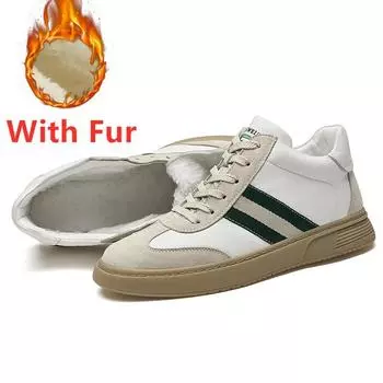 Высокие мужские кроссовки, мужская повседневная обувь, зимние ботинки из натуральной кожи для мужчин, спортивные белые кроссовки, роскошные ботильоны на плоской подошве 44