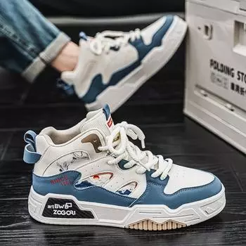 Высокие мужские туфли весна и осень 2024 года, новая нишевая оригинальная универсальная молодежная спортивная и любительская обувь, увеличивающая высоту каблука, модная обувь 39