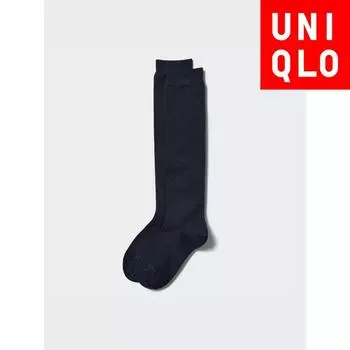 Высокие носки Uniqlo Japan Heattech 08 DARK GRAY/2325