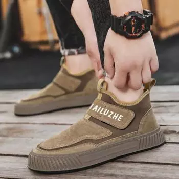 Высокие новинки кроссовок мужские осенние вулканизированные туфли для мужчин модные слипоны распродажа дышащие 2024 новые поступления удобные 39