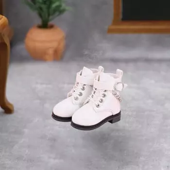 Высокие сапоги 1/6 Figure, обувь BJD для экшн-нарядов чёрный