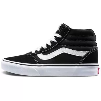 Высокие женские кроссовки Vans Ward черные белые VN0A3IUOIJU