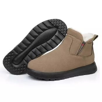 Высокие зимние ботинки из хлопка женские зимние ботинки 2024 года новые трендовые ботинки с одной педалью на толстой подошве из хлопка модные женские ботинки из хлопка 36 хаки