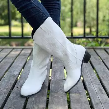 Высокие зимние панковские сапоги, модные туфли без застежек, элегантные женские сапоги на толстой подошве, длинные рыцарские сапоги, ковбойские сапоги, готические сапоги для женщин 36 коричневый