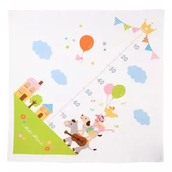 Высокий марлевый банный полотенце для мальчиков и девочек детская одежда белый [MIKI HOUSE] Детский 46-8359-490 белый