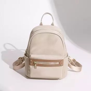 Высокий уровень внешнего вида легкий рюкзак для женщин простой все стильный женский рюкзак из ткани Оксфорд пригородный дорожный мини чёрный