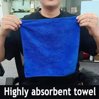 Высокоабсорбирующее полотенце безворсовые салфетки из микрофибры для чистки автомобиля многоразовое мягкое и прочное подходит для домашнего использования