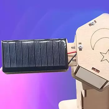 Высокоэффективная солнечная панель 5 В 60 мА 68x36 мм, легкая в переноске, усовершенствованная солнечная энергетическая панель для проектов «сделай сам» и зарядки на открытом воздухе