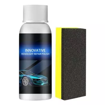 Высокоэффективная жидкость для ремонта фар для всех моделей автомобилей. В комплект входит жидкая губка. Легко наносится. 20ml