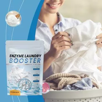 Высокоактивное моющее средство с ферментами для стирки, удаляющее масляные пятна, сильное очищение стойких пятен 100 г One Size