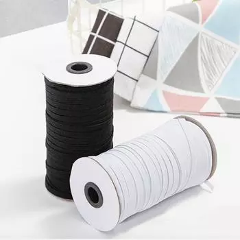 Высокоэластичная швейная эластичная лента, 8 мм, 5 ярдов/лот, эластичная лента из спандекса, отделка, ткань для шитья, аксессуары для одежды «сделай сам»