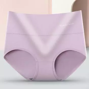 Высокоэластичное женское нижнее белье. Женские хлопковые шорты из чистого хлопка с высокой талией, утягивающие живот. Советы по подтяжке ягодиц и брюк большого размера. one size красный