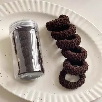Высокоэластичные резинки для волос - Прочные, не давящие, нескользящие резинки для женских хвостиков и головных уборов